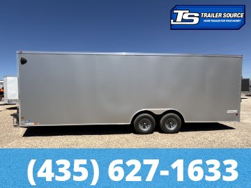 8.5x24 Haulmark Passport DELUXE Enclosed Cargo Trailer - 7'0" Interior - 3.5K GVWR - .080 PolyCor, Dovetail