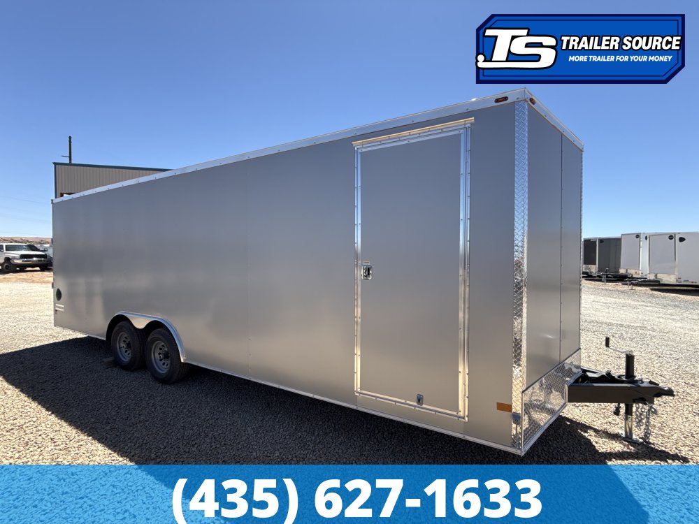 8.5x24 Haulmark Passport DELUXE Enclosed Cargo Trailer - 7'0" Interior - 3.5K GVWR - .080 PolyCor, Dovetail