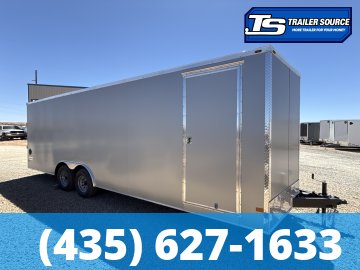 8.5x24 Haulmark Passport DELUXE Enclosed Cargo Trailer - 7'0" Interior - 3.5K GVWR - .080 PolyCor, Dovetail