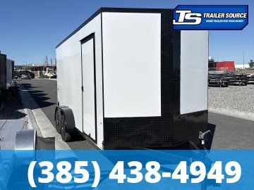 7x16 Pace American Outback DLX Enclosed Cargo Trailer - 7'0" Interior - 3.5K GVWR - .080 PolyCor, Alloy Wheels, Black Out Package