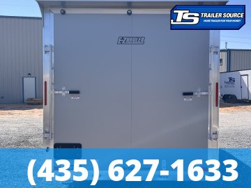 7.5x16 Alcom EZ Hauler XLT Aluminum Enclosed Cargo Trailer - 7'0" Interior - 7K GVWR - .080 PolyCor, Rear Spoiler, Translucent Roof