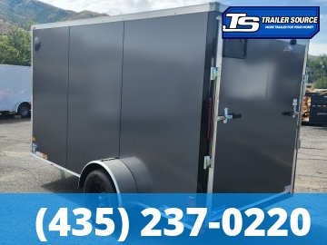 6x12 American Hauler Arrow Deluxe Enclosed Cargo Trailer - 6'6" Interior - 3.5K GVWR - .080 PolyCor, Ramp Door, Ramp Extension