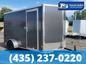 6x12 American Hauler Arrow Deluxe Enclosed Cargo Trailer - 6'6" Interior - 3.5K GVWR - .080 PolyCor, Ramp Door, Ramp Extension