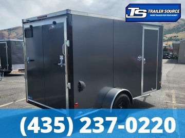 6x12 American Hauler Arrow Deluxe Enclosed Cargo Trailer - 6'6" Interior - 3.5K GVWR - .080 PolyCor, Ramp Door, Ramp Extension