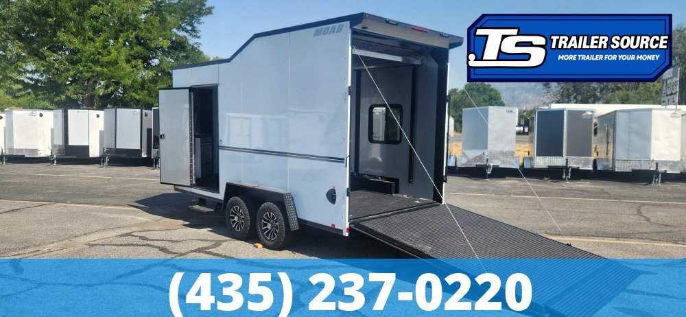 7.5x16 Look Moab Enclosed Cargo Trailer - 7'6" Interior - 10K GVWR - .080 PolyCor
