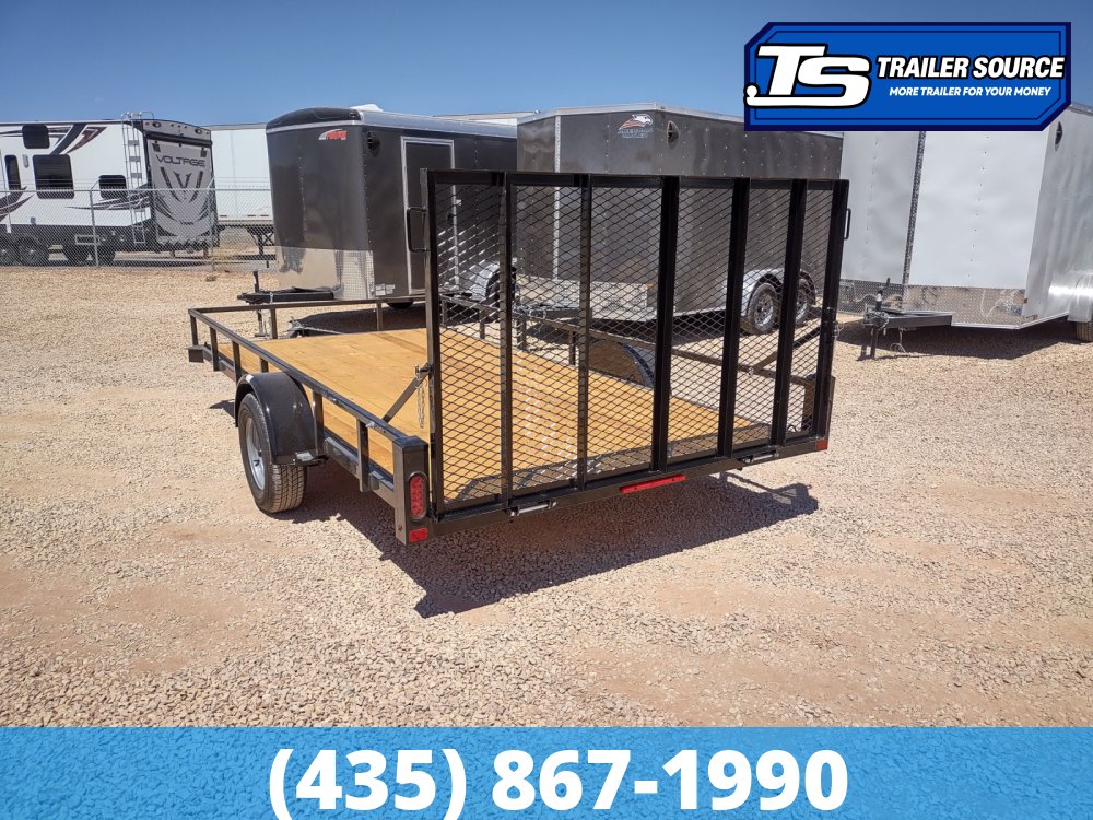 7x14 Echo EA-14-15 Utility Trailer - 3.5K GVWR - Tire Chocks