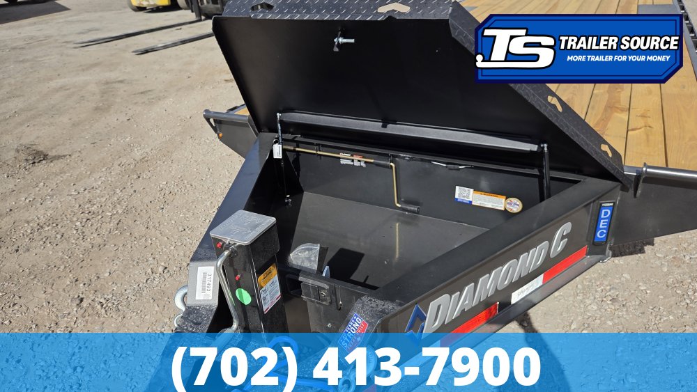 8.5x20 Diamond C DEC 207 Deckover Equipment Trailer - 15.5K GVWR -