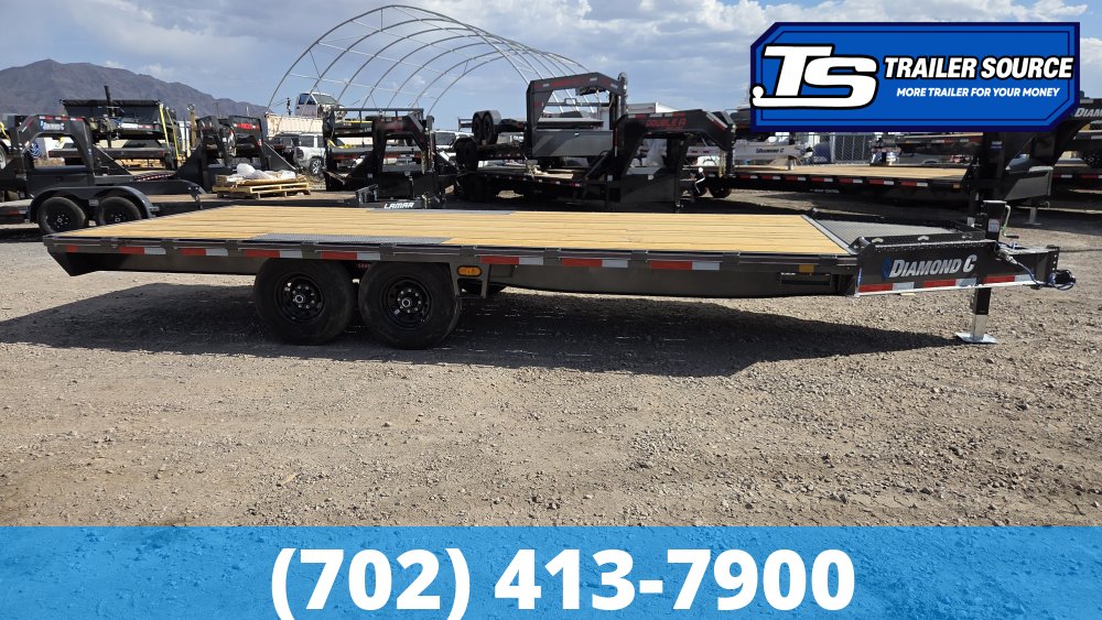 8.5x20 Diamond C DEC 207 Deckover Equipment Trailer - 15.5K GVWR -