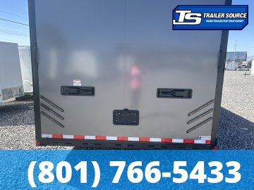 8.5x34 Haulmark Edge Turbo Pkg Enclosed Car Hauler Trailer - 7'10" Interior - 21K GVWR - Black Out Package, Power Awning