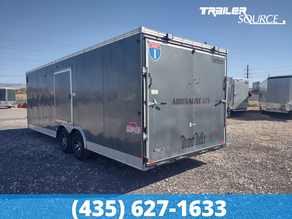 8.5x24 Interstate Enclosed Car Hauler