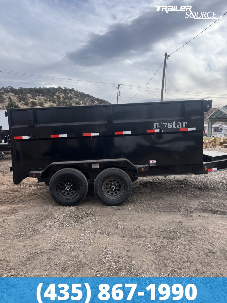 6x12 Norstar Iron Bull DXB 48" Sides 10K Dump Trailer