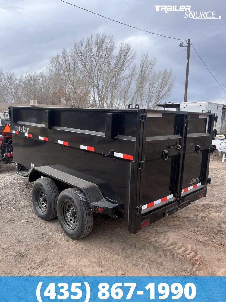 6x12 Norstar Iron Bull DXB 48" Sides 10K Dump Trailer