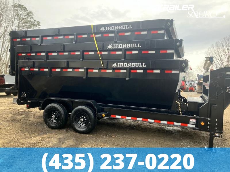 16' Iron Bull Roll Off Dumpster Bin