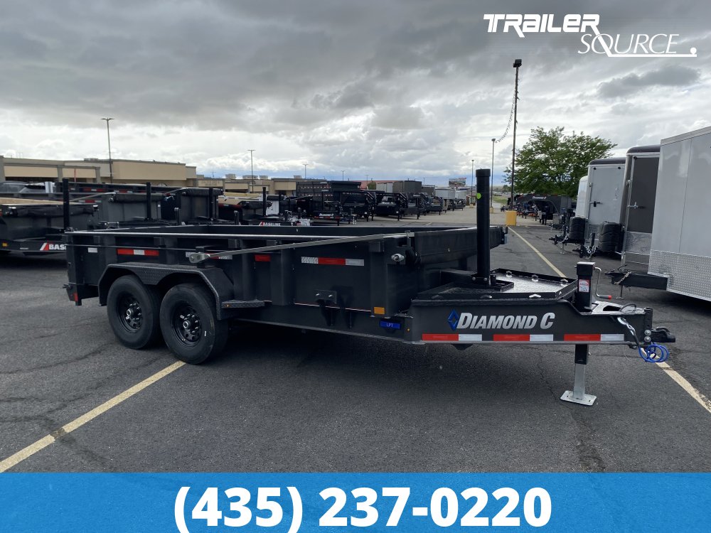 7x14 Diamond C LPT Telescopic Dump 15K 24" Sides Dump