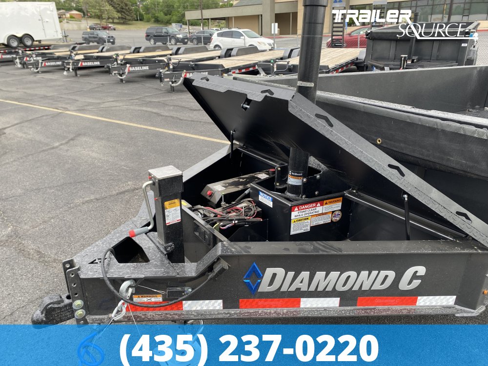 7x14 Diamond C LPT Telescopic Dump 15K 24" Sides Dump
