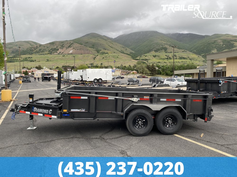 7x14 Diamond C LPT Telescopic Dump 15K 24" Sides Dump
