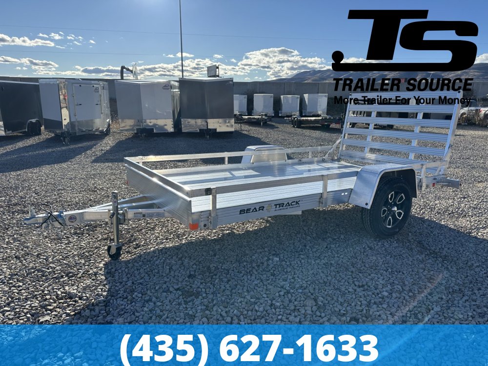 6.5x12 Bear Track BTU Aluminum Utility Trailer - 3.5K GVWR - Side Rails