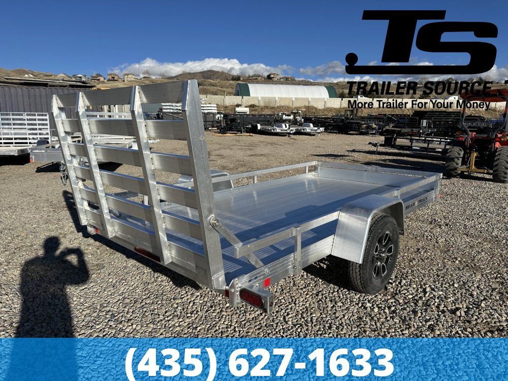 6.5x12 Bear Track BTU Aluminum Utility Trailer - 3.5K GVWR - Side Rails