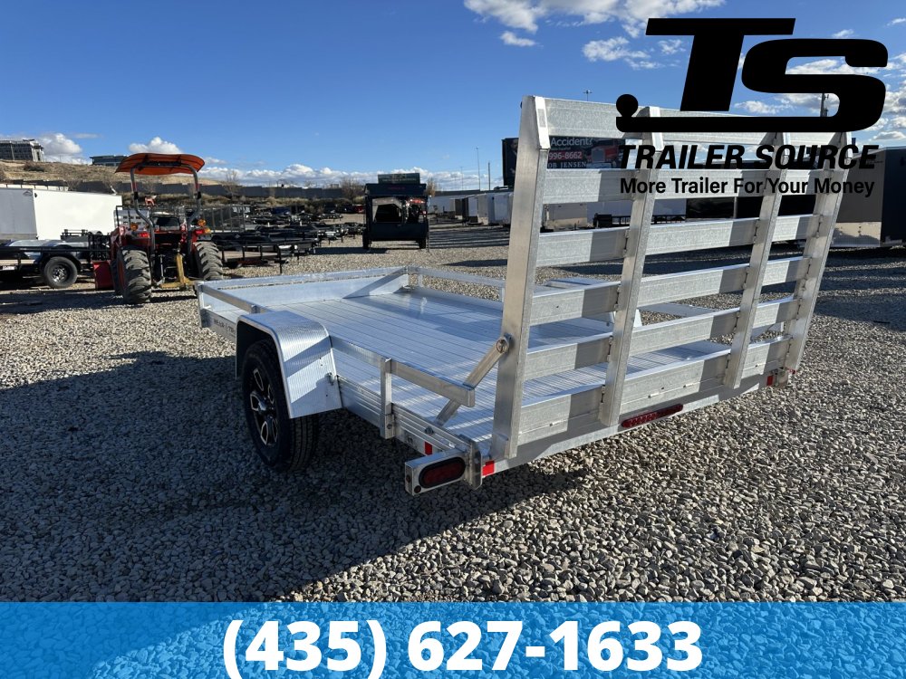 6.5x12 Bear Track BTU Aluminum Utility Trailer - 3.5K GVWR - Side Rails