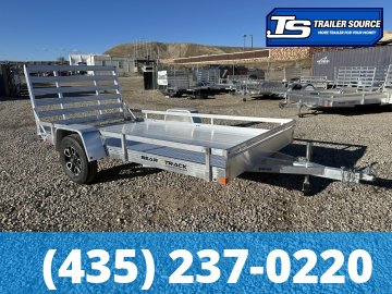 6.5x12 Bear Track BTU Aluminum Utility Trailer - 3.5K GVWR - Side Rails