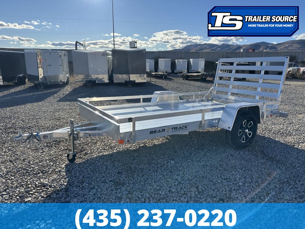 6.5x12 Bear Track BTU Aluminum Utility Trailer - 3.5K GVWR - Side Rails