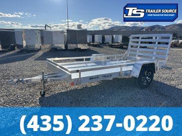 6.5x12 Bear Track BTU Aluminum Utility Trailer - 3.5K GVWR - Side Rails