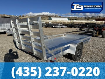 6.5x12 Bear Track BTU Aluminum Utility Trailer - 3.5K GVWR - Side Rails
