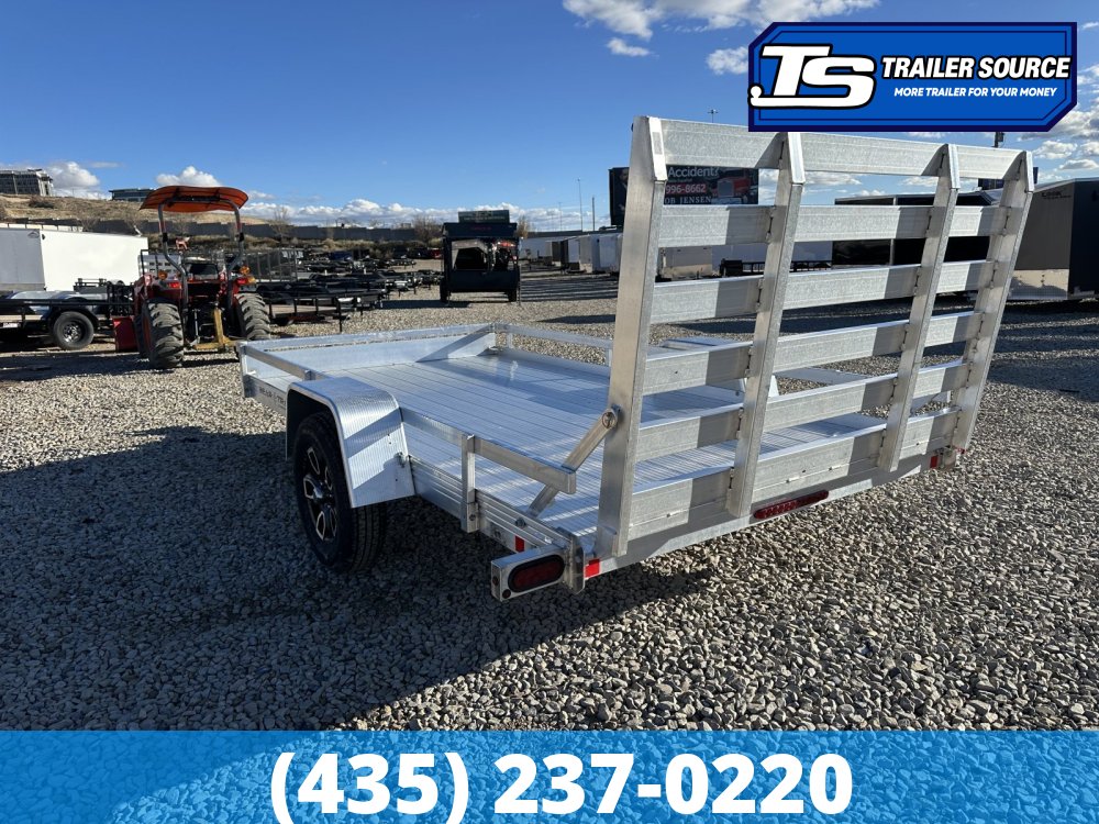 6.5x12 Bear Track BTU Aluminum Utility Trailer - 3.5K GVWR - Side Rails