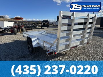 6.5x12 Bear Track BTU Aluminum Utility Trailer - 3.5K GVWR - Side Rails