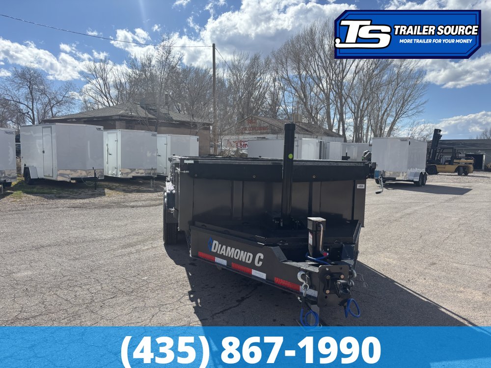 7x16 Diamond C LPT 307 Dump Trailer - 32" Sides - 24K GVWR - 14 Ply Tires