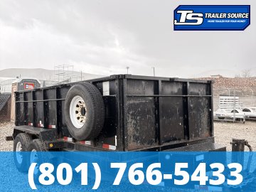 7x14 Snake River DUMP Dump Trailer - 14K GVWR - Spare Tire