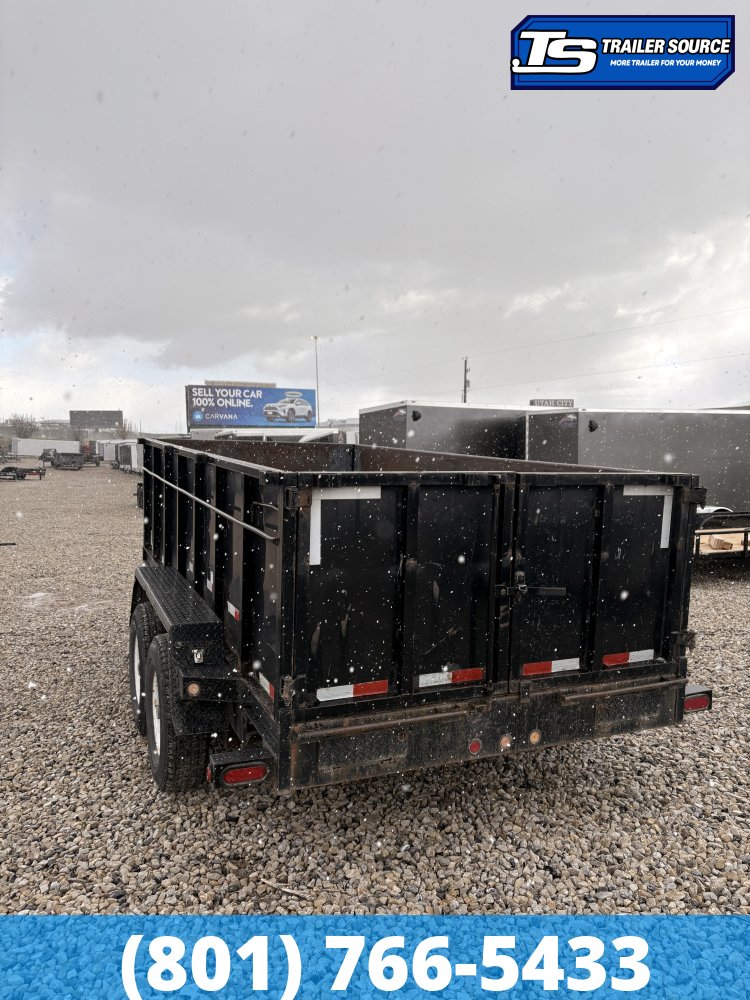 7x14 Snake River DUMP Dump Trailer - 14K GVWR - Spare Tire