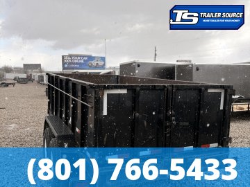 7x14 Snake River DUMP Dump Trailer - 14K GVWR - Spare Tire