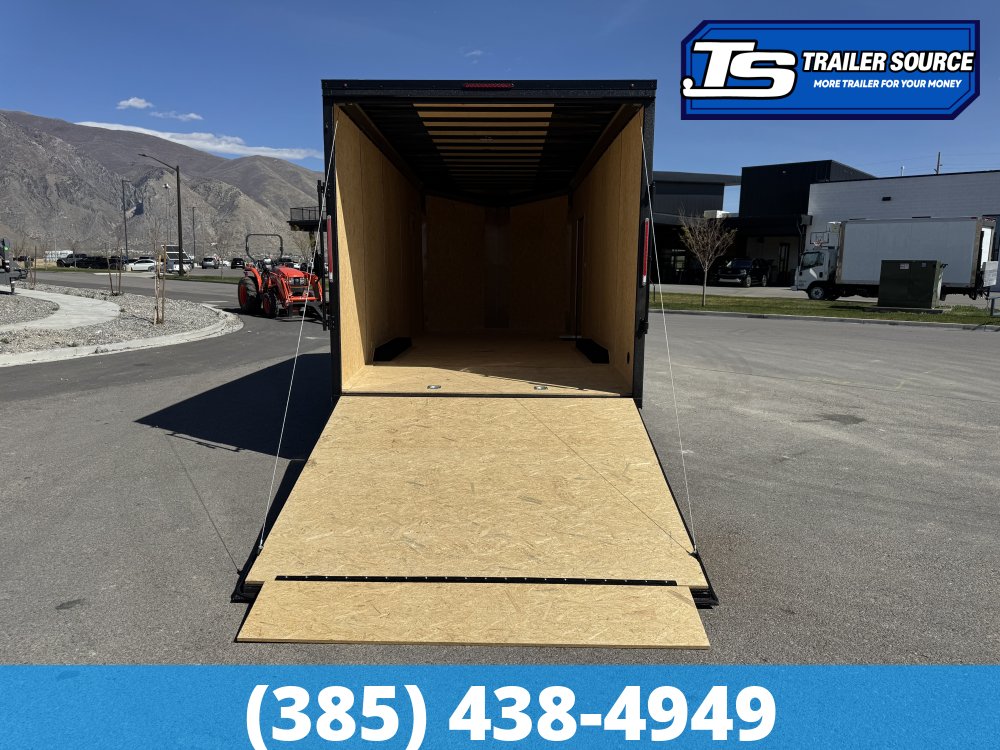 8.5x20 Look Element SE Enclosed Cargo Trailer - 7'6" Interior - 10K GVWR - .080 PolyCor, Alloy Wheels, Black Out Package, D-Rings, Drive Over Wheel Boxes