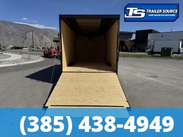 8.5x20 Look Element SE Enclosed Cargo Trailer - 7'6" Interior - 10K GVWR - .080 PolyCor, Alloy Wheels, Black Out Package, D-Rings, Drive Over Wheel Boxes