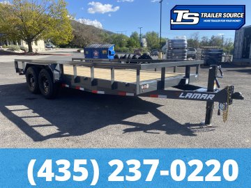 7x18 Lamar U6 Equipment Trailer - 14K GVWR -
