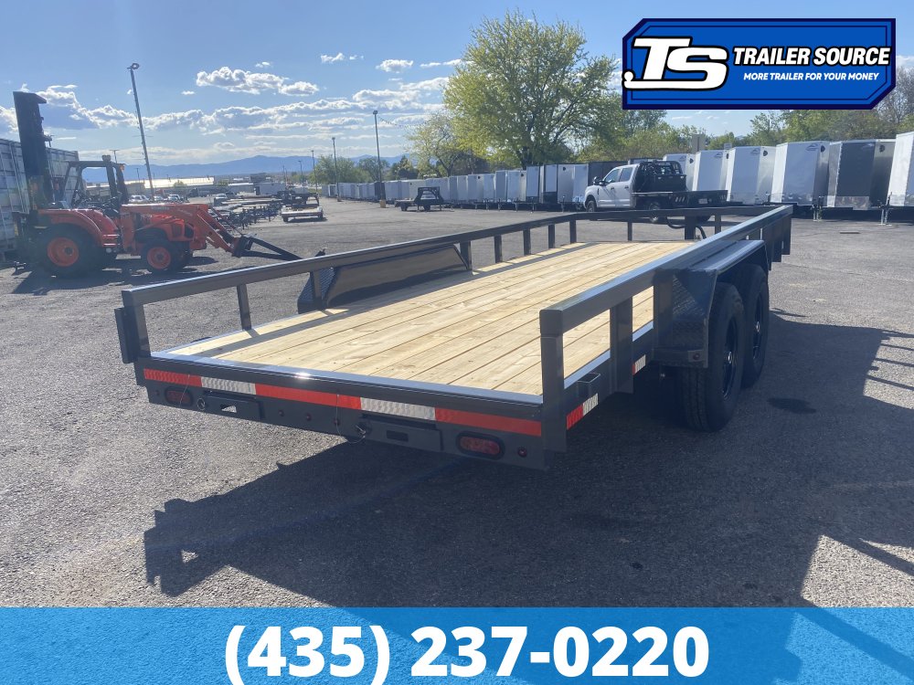7x18 Lamar U6 Equipment Trailer - 14K GVWR -