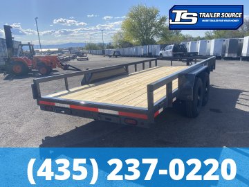 7x18 Lamar U6 Equipment Trailer - 14K GVWR -