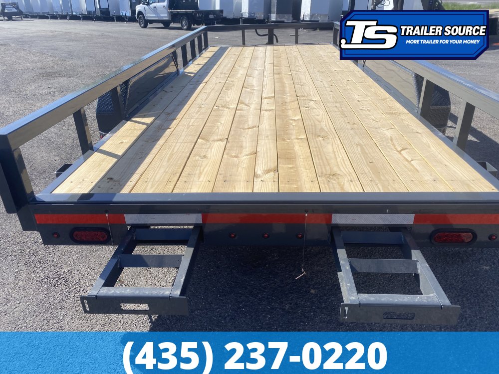 7x18 Lamar U6 Equipment Trailer - 14K GVWR -
