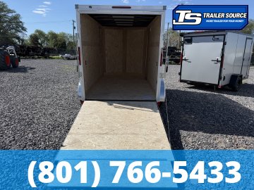 6x12 American Hauler Arrow Enclosed Cargo Trailer - 6'6" Interior - 7K GVWR - Ramp Door