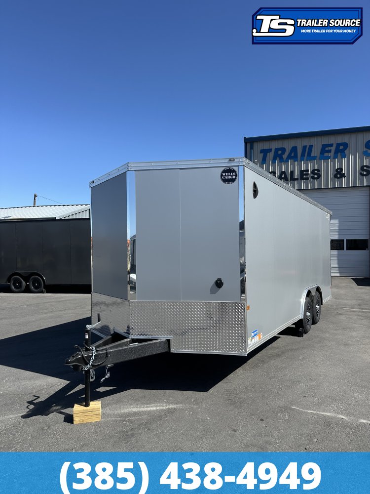 8.5x20 Wells Cargo Revv Enclosed Car Hauler Race