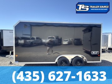 8.5x16 Alcom EZ Hauler XLT Auto Aluminum Enclosed Cargo Trailer - 7'0" Interior - 7K GVWR - Spare Tire