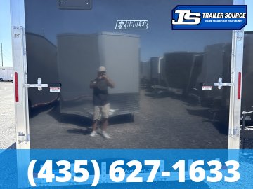 8.5x16 Alcom EZ Hauler XLT Auto Aluminum Enclosed Cargo Trailer - 7'0" Interior - 7K GVWR - Spare Tire