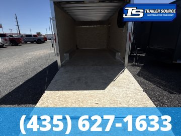 8.5x16 Alcom EZ Hauler XLT Auto Aluminum Enclosed Cargo Trailer - 7'0" Interior - 7K GVWR - Spare Tire