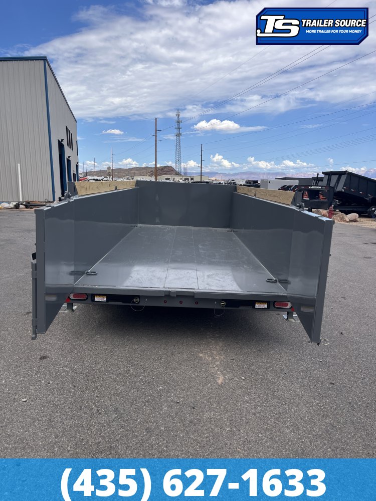 7x16 Diamond C LPT 208 Pacesetter Pkg Dump Trailer - 32" Sides - 18K GVWR - 7 Gauge Floor and Walls