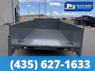 7x16 Diamond C LPT 208 Pacesetter Pkg Dump Trailer - 32" Sides - 18K GVWR - 7 Gauge Floor and Walls