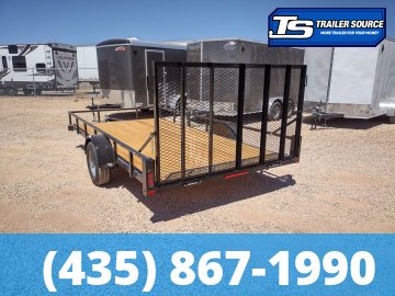 7x14 Echo EA-14-15 Utility Trailer - 3.5K GVWR - Tire Chocks