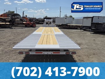 8.5x38 Diamond C FMAX-HDT 212 Gooseneck Hydraulic Dovetail Equipment Trailer - 25.9K GVWR - Hydraulic Jack(s)