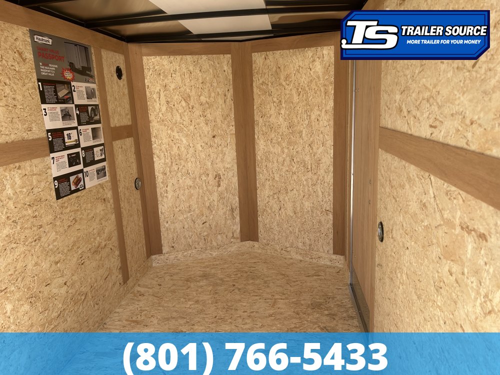 6x10 Haulmark Passport Enclosed Cargo Trailer - 6'6" Interior - 3.5K GVWR -
