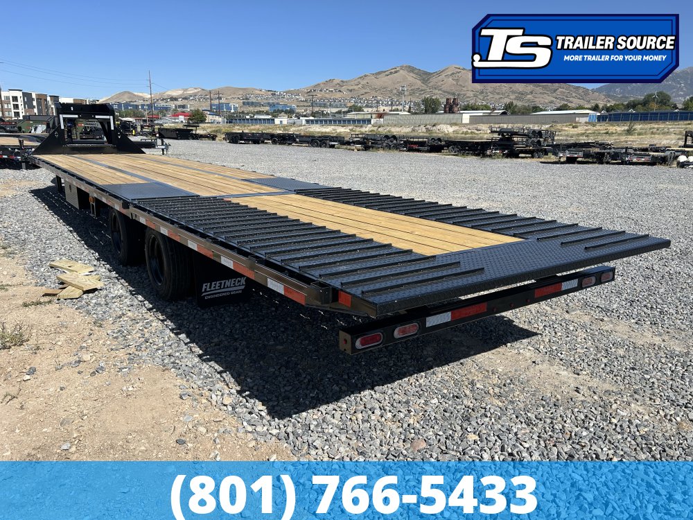 8.5x40 Diamond C FMAX-HDT 216 Gooseneck Hydraulic Dovetail Equipment Trailer - 40K GVWR - 18 Ply Tires, ABS Brakes, Hydraulic Jack(s)